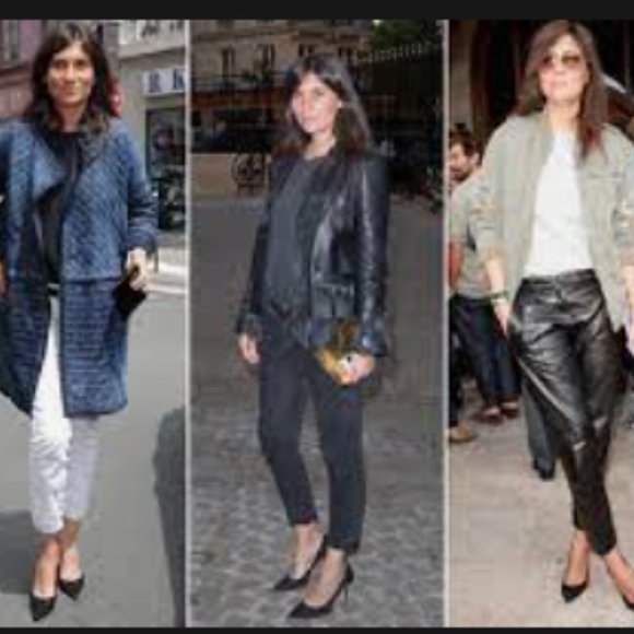 Manolo Blahnik Linen and Leather Kitten Heels - Picture 6 of 6